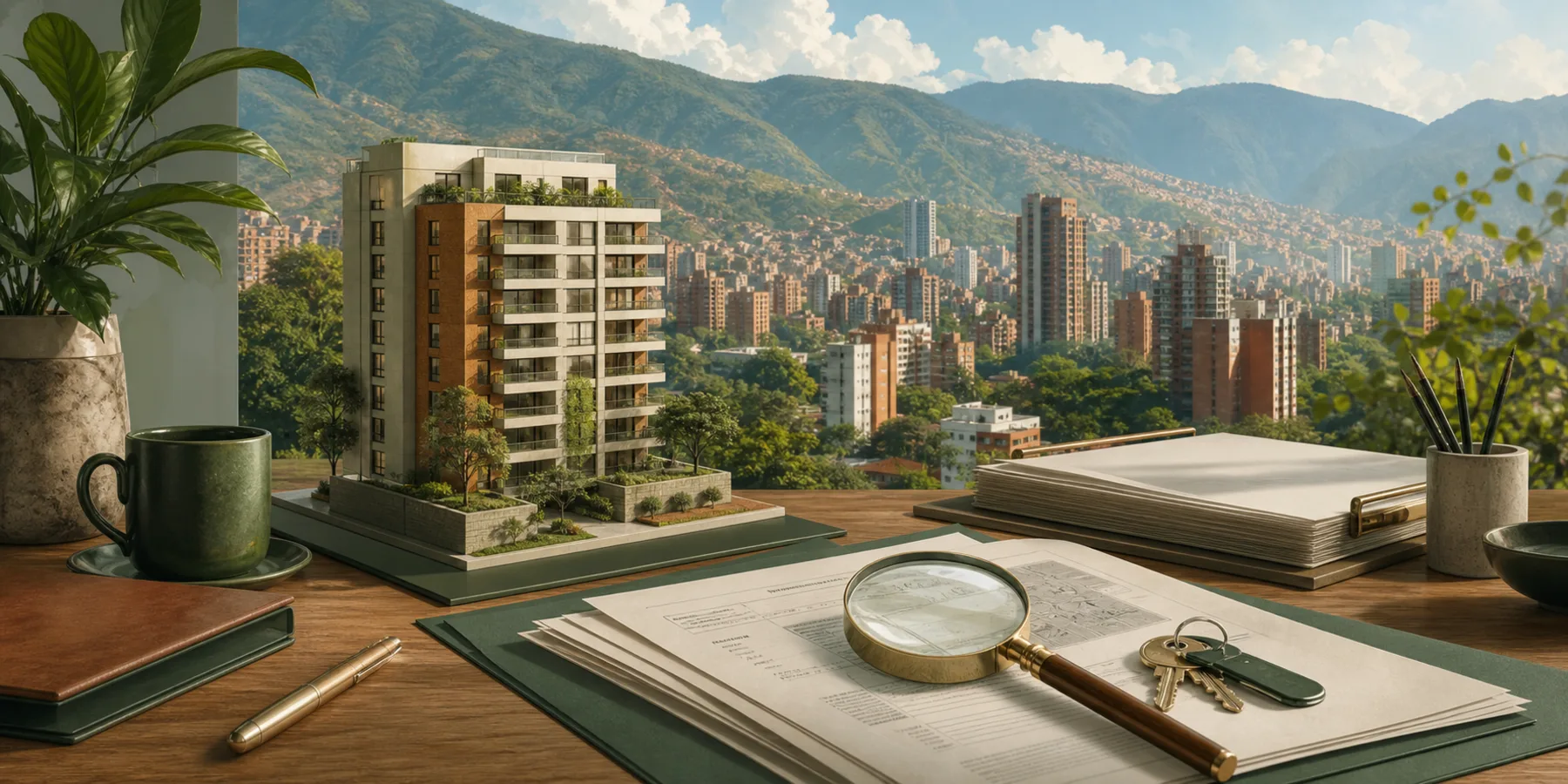 Editorial illustration for Buying Property and Investing in Colombia