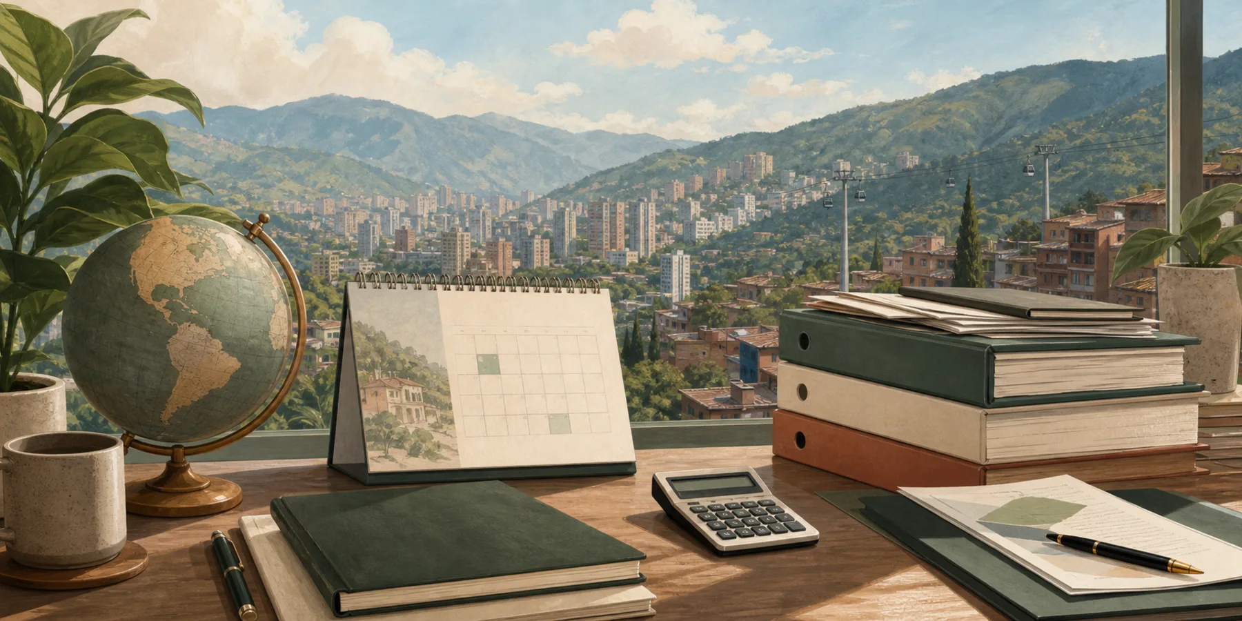 Editorial illustration for Taxes for Foreign Residents in Colombia