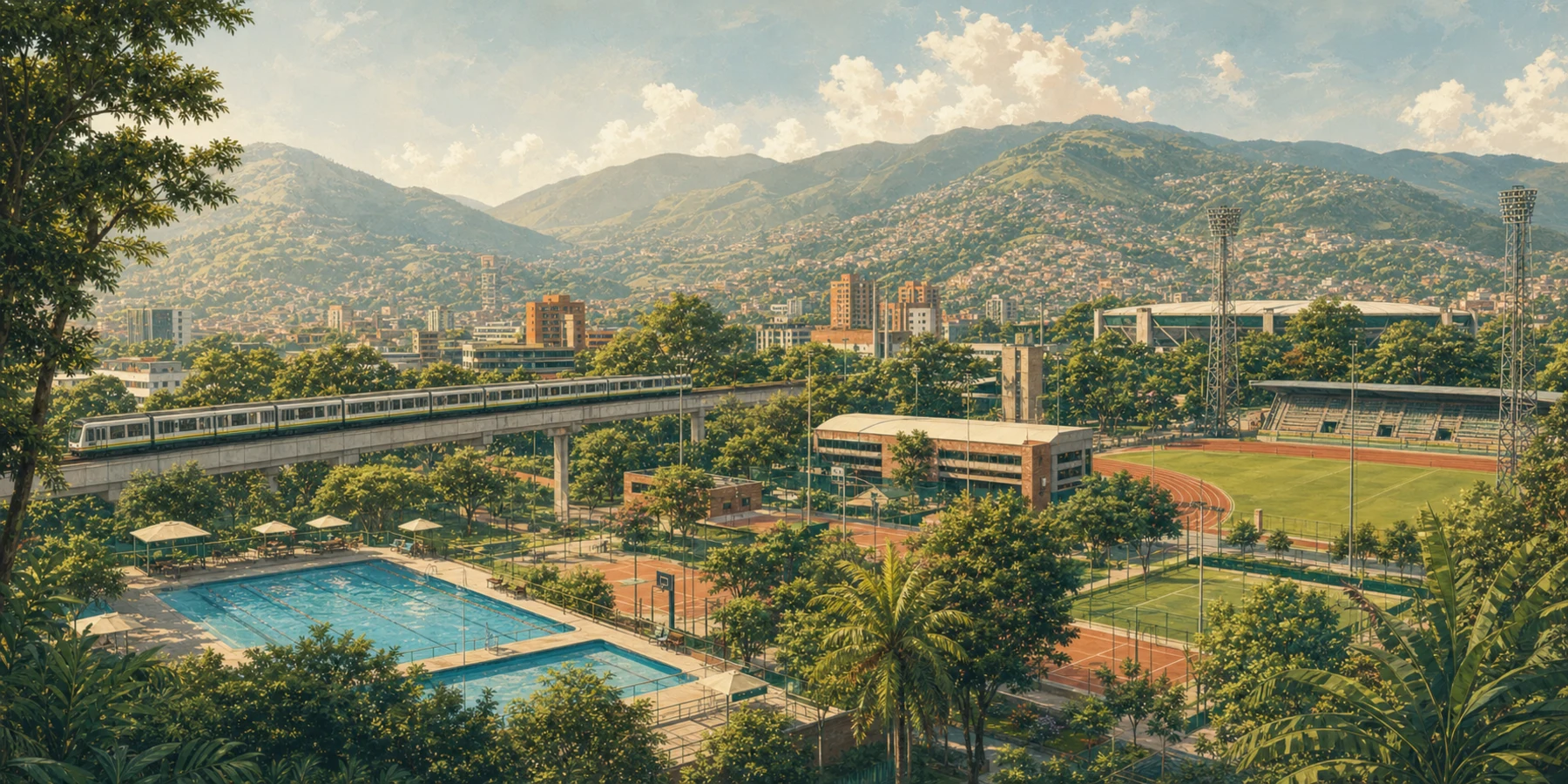 Editorial illustration for Estadio and Suramericana: Sport, Metro and Value