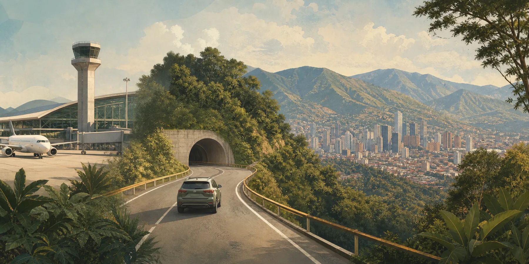 Editorial illustration for Medellín Airport to El Poblado: Transport Guide